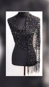 Beaded Shawl BDL-013Q